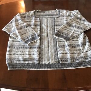 Alfred Dunner pullover designer sweater large